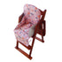 High Chair Pad, Breathable Cushion with Cute Pattern, Comfortable Seat Belt Design for Baby (Pink Animal Pattern)