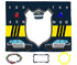 Baby Monthly Milestone Blanket, Police Theme Photography Background for Newborn Baby Shower, 60x40 inches