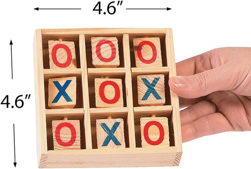 Wooden Tic Tac Toe Game for Kids