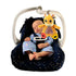 teytoy 2 Pcs Crinkle Toys for Baby with Teether, Soft Snuggle Sleeping Security Blanket for Unisex Babies