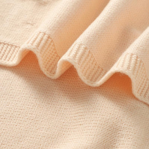 Neiwech Cozy 30x40 Inches Baby Swaddle Blanket for Boys Girls Knitted Soft Newborn Infant Receiving Blankets for Crib