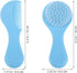Set Grooming Kit with Soft Scalp Brush and Cradle Cap Comb, Blue Hairbrush for Hair Care and Scalp Massage