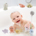 10PCS Bath Toys for Babies 6-12 Months - Silicone Ocean Animals Bathtub Float Toy for Water Play and Learning Skills