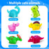 TOY Life Light Up Dinosaur Bath Toys for Kids 3 4 5 8, No Hole Bath Toys for Toddlers, Baby Bath Time Toys