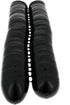 Set 24 2.25 Inches of Glossy Black Plastic Easter Eggs