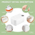 Wedhapy 55-65C Baby Wipes Warmer, Nightlight USB Wipe Warmer for Babies, Adjustable Portable Baby Wipes Dispenser