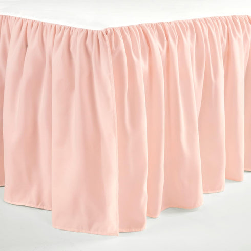 16" Lush Decor Ruffle Crib Skirt, Drop, Pink