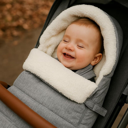 Quintriae V2 V3 V2 Stroller Footmuff Bunting Bag for Winter Universal Stroller Cover for Cold Weather, Compatible