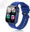 Kids Smart Watch with 26 Puzzle Games, Touch Screen, HD Camera, Alarm Clock, Birthday Gift for Ages 4-12 (Blue)