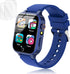 Kids Smart Watch with 26 Puzzle Games, Touch Screen, HD Camera, Alarm Clock, Birthday Gift for Ages 4-12 (Blue)