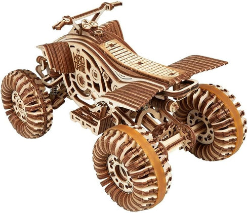 Wood Trick Quad Bike 3D Wooden Puzzles for Adults and Kids to Build Rides up to 30 ft Wooden Model Car Kits