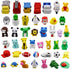 72 Pcs Assorted Animal Pencil Erasers - Mini Desk Pets, Bulk Gifts for Classroom Prizes, Goodie Bag Fillers