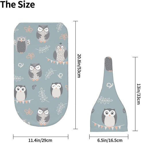 Swaddle Blanket for Baby, Swaddling Sleeping Sacks, Unisex Baby Stuff with Hat, Owl by Qwalnely