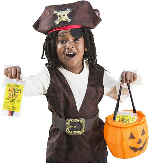 Wikki Stix Trick or Treat Fun Paks, Non-Candy Halloween Treat, Pak of 50, Made in the USA