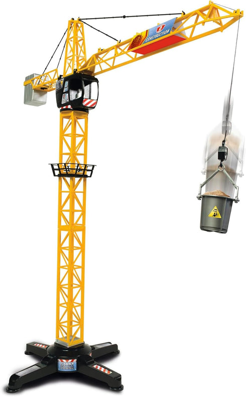 Dickie Toys 40" Giant Crane Playset , Yellow