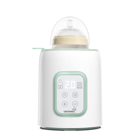Grownsy Baby Bottle Warmer, 8-in-1 Fast Baby Milk Warmer with Timer for