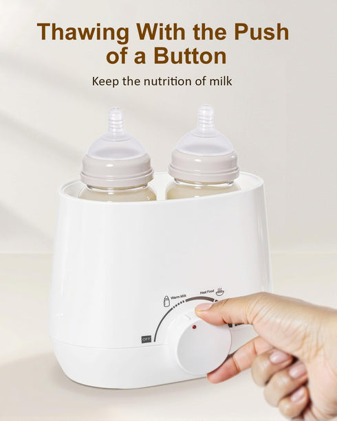 Diol Tode 8-in-1 Bottle Warmer, Fast Baby Bottle Warmer for Breastmilk or Formula, Milk Warmer for Baby, Smart