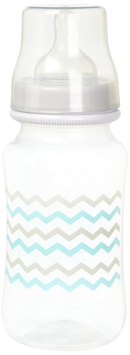 2 Piece Wide Bottle Elephant Zigzag - Teal/Grey