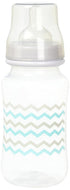 2 Piece Wide Bottle Elephant Zigzag - Teal/Grey