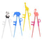 Training Chopsticks, Cute Animal Shape Learning Chopsticks for Kids, 4 Pack for Right or Left Handed