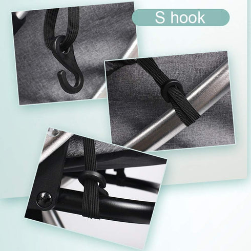 Mosquito Net for Baby Stroller, Full Cover Zipper Mesh Stroller Cover, Breathable Stretchable