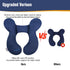 KAKIBLIN Baby Travel Pillow, Infant Head and Neck Support Pillow for Car Seat, Pushchair, for 0-1 Years Old Baby