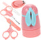Nail Clippers Cute Case Grooming Kit for Newborns Blades for Safe and