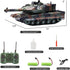 2.4Ghz 13 6-8 9-12, RC Tank that Shoots for Kids - Remote Control Army Tank Toys with Auto Demo Sound Light Smoke