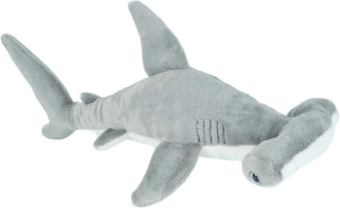 Wild Republic 13 inches Hammerhead Shark Plush Toy - Stuffed Animal Gift for Kids