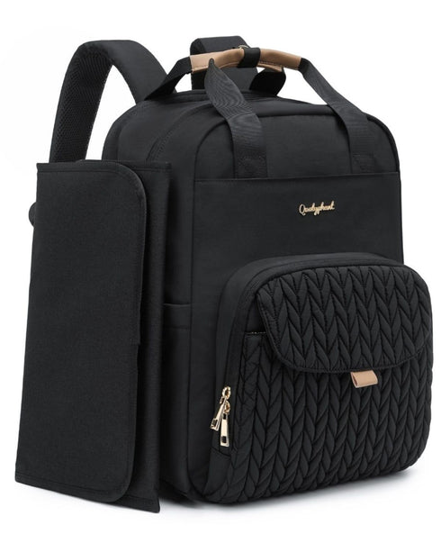 Qualyphant Extra Large Diaper Bag Backpack for Two Kids Twins - Expandable
