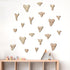 RattanView 20 Pcs Wooden Shark Teeth Nursery Wall Decor Shark Tooth Wall Art