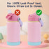 12oz Kerilyn Kids Water Bottle, Stainless Steel Insulated Water Bottle for Kids, Toddler Cup with Straws Leak-Proof