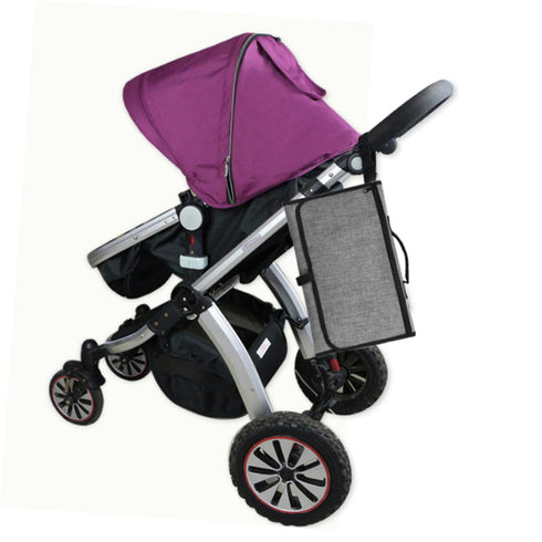 Compact Portable Diaper Changing Mat - Grey Nappy Pad