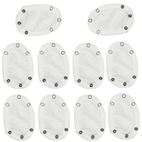YLiiii 10Pcs Baby Jumpsuit Diaper Infant Romper Length Extender Bodysuit Snap Button Extended