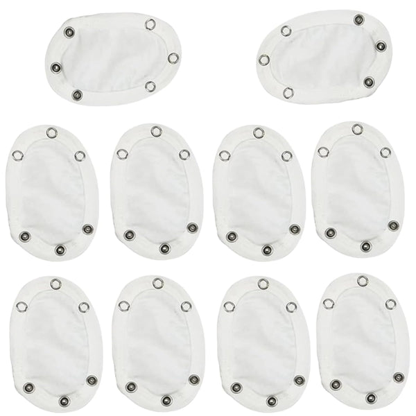 YLiiii 10Pcs Baby Jumpsuit Diaper Infant Romper Length Extender Bodysuit Snap Button Extended
