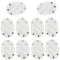YLiiii 10Pcs Baby Jumpsuit Diaper Infant Romper Length Extender Bodysuit Snap Button Extended