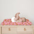 Valentine Corgi Love Changing Pad Cover – Cute Dogs Lovers Gift for Girls Boys, Soft Stretchy Baby Changing Mat