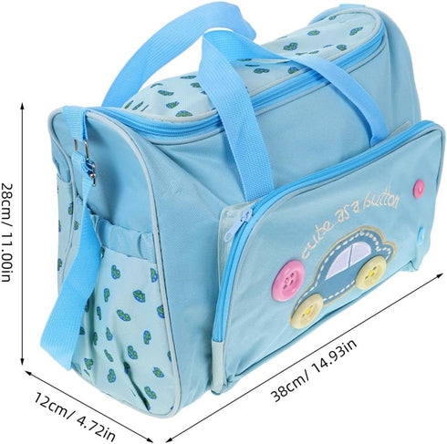 Mummy Stylish Grey Diaper Handbag for Nursery Essentials