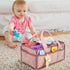 Bebe Bundle Diaper Caddy Organizer for Changing Table Nursery Storage Basket for Wipes, Diapers, Toys Portable Car