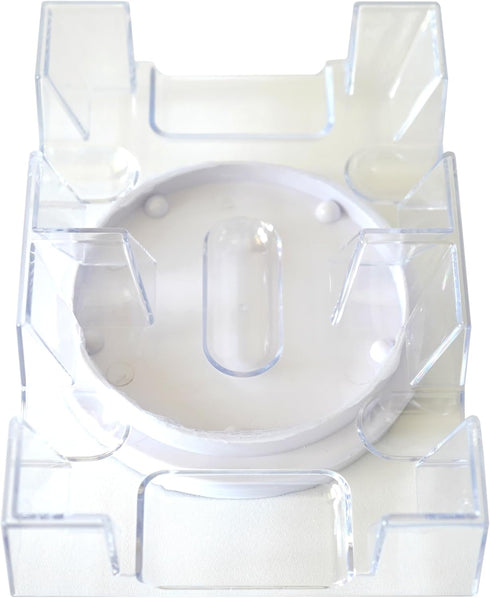 DNB Revolving Playing Card Tray - Plastic Rotating Canasta Card Holder for 2 Decks