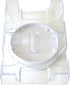 DNB Revolving Playing Card Tray - Plastic Rotating Canasta Card Holder for 2 Decks