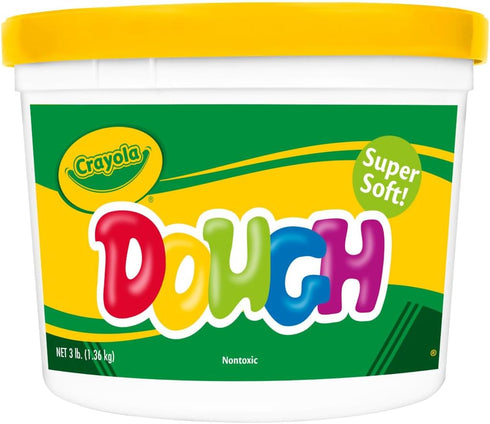 Crayola Dough - Yellow (3lb), Bulk Modeling Dough for Kids, Clay Alternative, Resealable Tub, Ages 3+, Great for Kids Arts & Crafts by Crayola