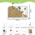 Ant Farm Castle - Ant Farms with Yellow Sand and Tool Kit, Ant Colony Observation Kit for Kids, Educational Science Kit