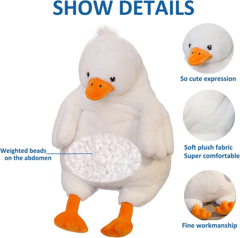 Duck Weighted Stuffed Animals, 21.5" 5.2 lbs Weighted Plush Toy for Boys and Girls