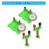 PATIKIL Physical Experiment Set - 2 Set Electric Bell Magnetism Kits for Educational Learning and Teaching, Green