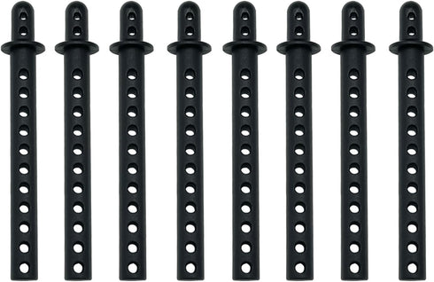 8packs 68mm Plastic Body Post RC Car Shell Holder Mounts for 1/10 4WD Remote Control Off-Road Buggy Truck