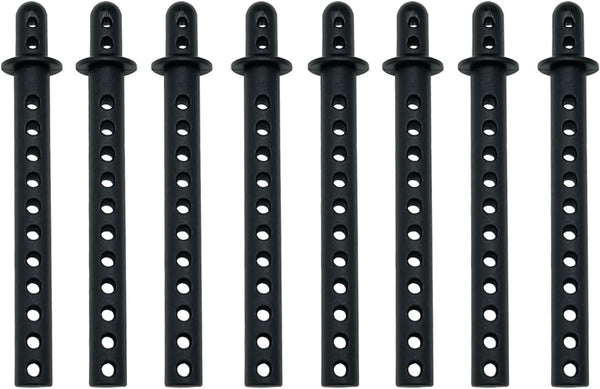 8packs 68mm Plastic Body Post RC Car Shell Holder Mounts for 1/10 4WD Remote Control Off-Road Buggy Truck