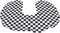 ZJchao Black Print Baby Nursing Pillow Cover U Shaped Washable Breatfeeding Slipcover for Moms (Black and White