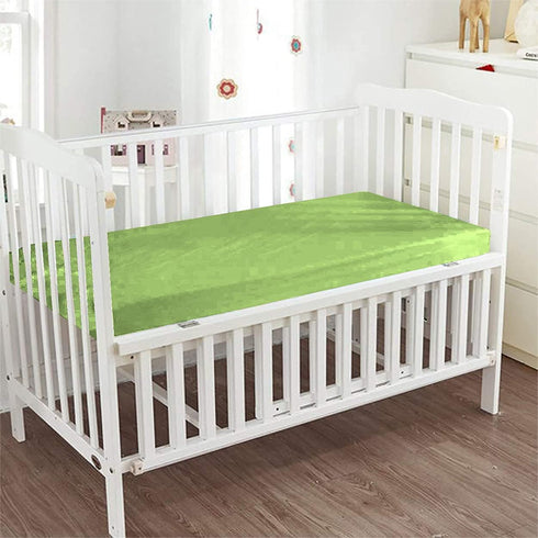 Epic Cotton Fitted Crib Sheet, Solid Color, 100% Egyptian Cotton Crib Sheet for 27x39