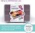 melii Snackle Box, Divided Snack Container for Kids, Food Storage with Removable Dividers, Arts & Crafts, 12